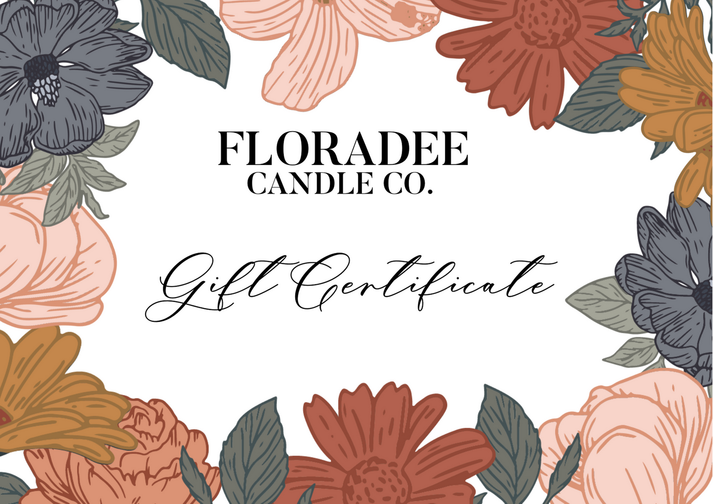 Floradee Candle Co. Gift Certificate